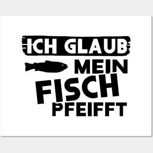 Fisch Spruch Lachs Gar Frauen Motive Urlaub Posters and Art